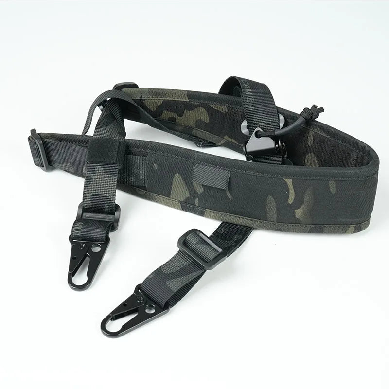 Tactical Dual Point Sling Shoulder Strap  For M4 AK AR15 Rifle Adjustable 100-135CM