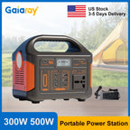 500W 300W Portable Power Station AC 110V  For Camping Home Emergency