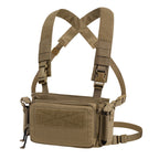 Tactical Micro D3CR Chest Rig with Triple 5.56 7.62 9mm Magazine Pouch