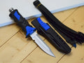 Outdoor Dive Rescue Knife Stainless Steel Leg Straps Emergency Rope Cutter Tactical Fixed Blade for Camping Survival Fishing
