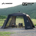 ShineTrip Oversized Dome Tent Quick Setup Tent Waterproof Sunproof Silver Coated Canopy Camping Auto Dome 05 Series Camping Tent