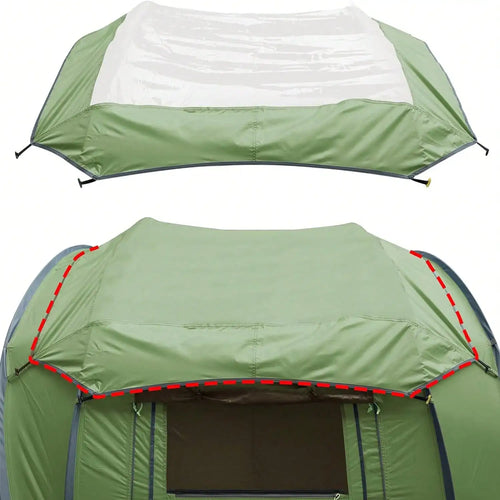 4 Person Pop Up   Instant Family Tents With Skylight & Removable Rainfly,