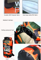 30L Waterproof Swimming Bag Fishing Boating Kayaking Storage Drifting Rafting Bag
