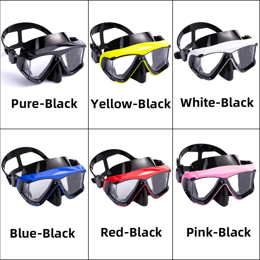 Snorkel Set Diving Mask Nearsighted Swimming Goggles Short Sighted
