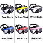Snorkel Set Diving Mask Nearsighted Swimming Goggles Short Sighted