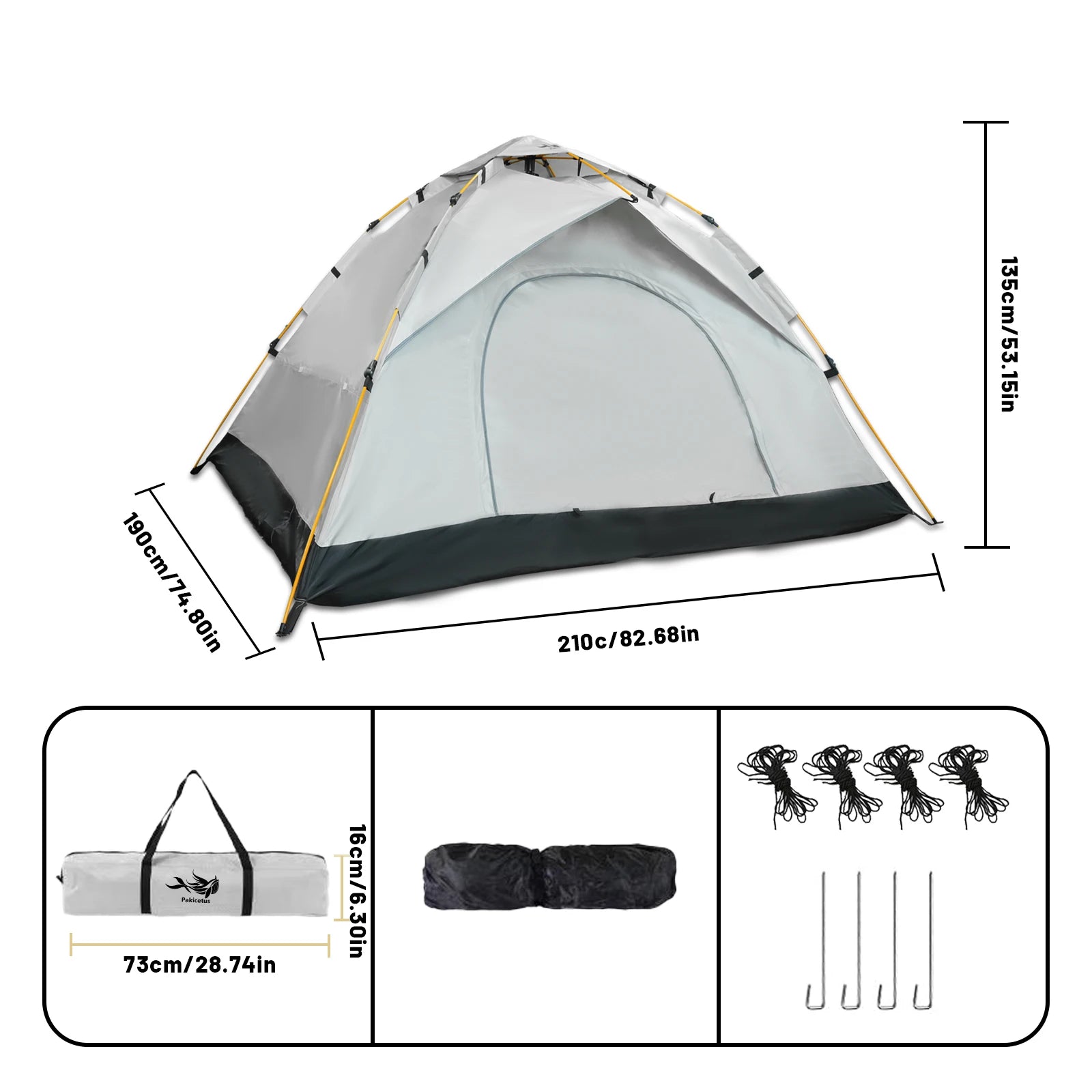 2-4 Person Lightweight Windproof Tent