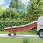 Adjustable Large-Wheel Boat Trailer for Sailing and Motorboats