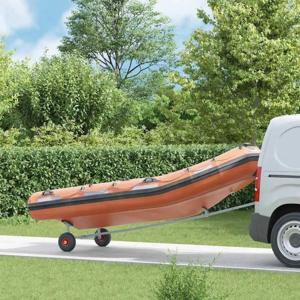 Adjustable Large-Wheel Boat Trailer for Sailing and Motorboats