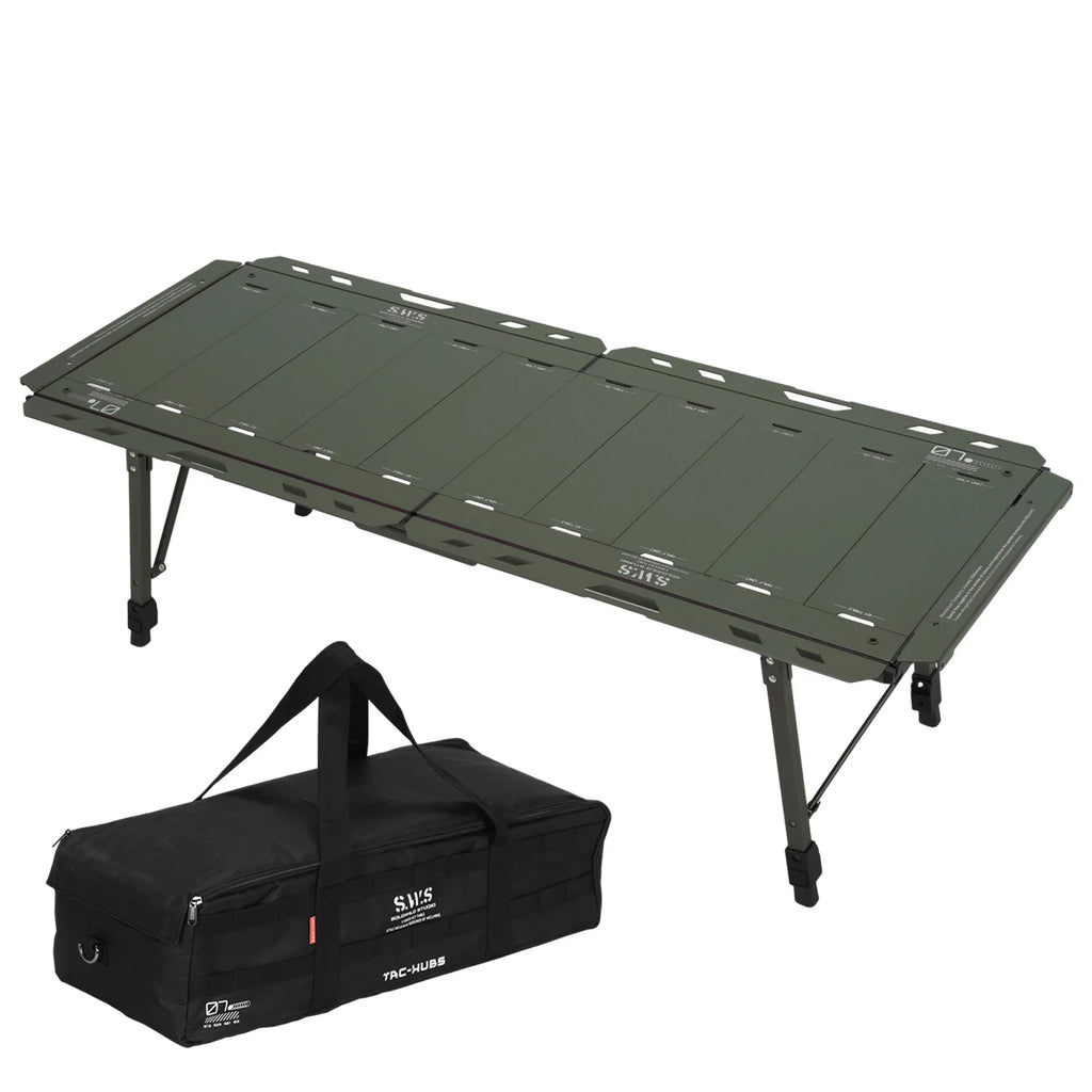 Foldable IGT Camping Table 120KG Load Capacity with Adjustable Height Leg with Carry Bag
