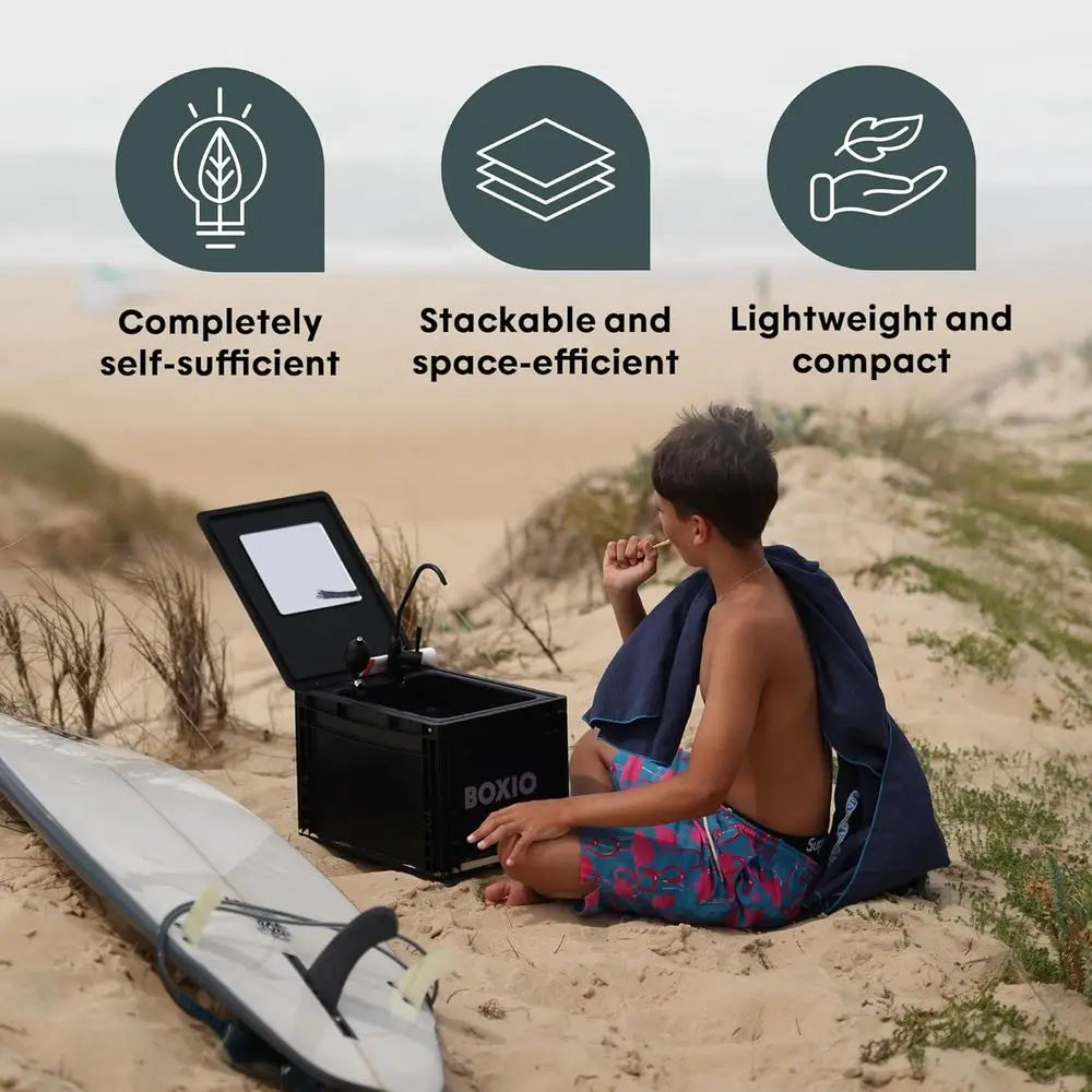 Compact Mobile Sink for Camping, Garden, Outdoor Events,