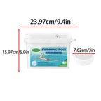 3 Inch 40Lbs Pool Chlorine Tablets - Stabilized Chlorine Tablets for Hot Tubs,Swimming Pools and Spas - Slow Dissolving - Indivi