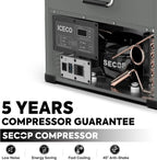 VL45 Portable Refrigerator with SECOP Compressor DC 12/24V, AC 110-240V,,