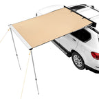 Retractable Car  Awning with Waterproof Storage Bag for Truck SUV Van Campers