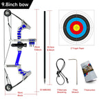 Mini Archery Bow Set 9.8" Mini Compound Bow