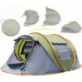 Camping Tent - 4-Person Easy Pop Up Tent with 2 Doors -