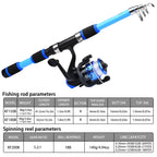 Fishing Rod And Reel Bait Full Kit