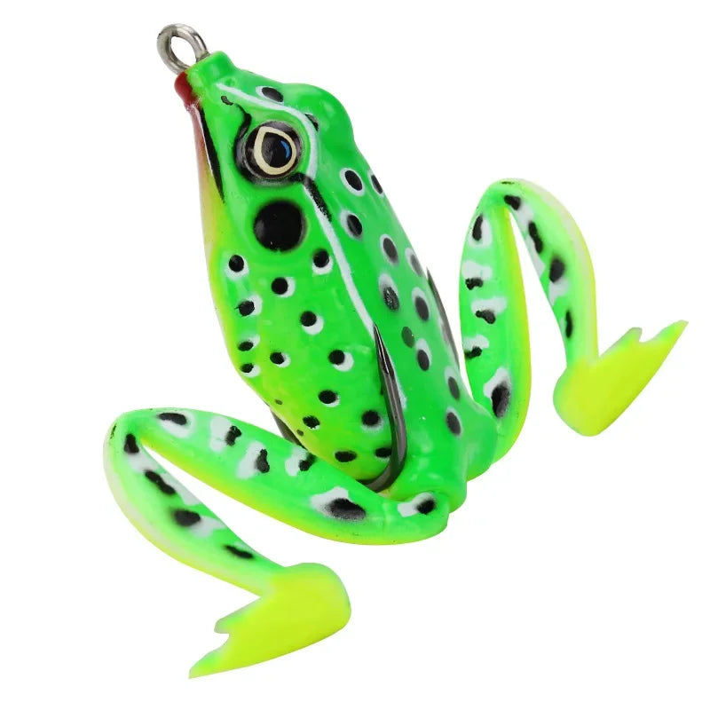 Soft Frog Bait Artificial Realistic Fake Bait Fishing Accessories