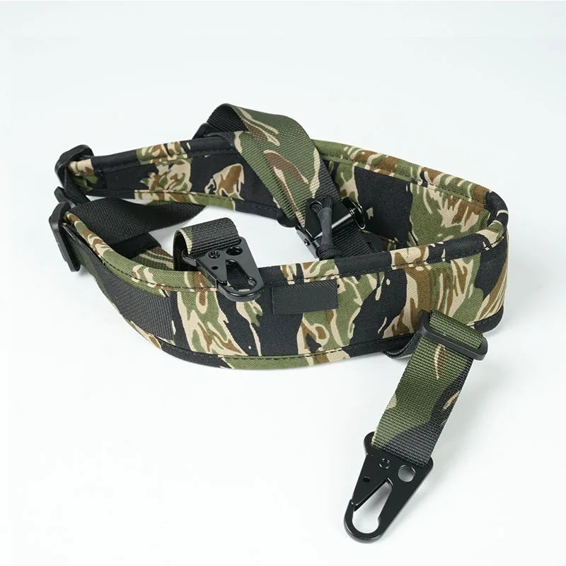Tactical Dual Point Sling Shoulder Strap  For M4 AK AR15 Rifle Adjustable 100-135CM