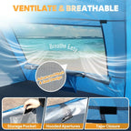 Beach Tent for 1/2/3 Person, Portable Camping Sun Shelter