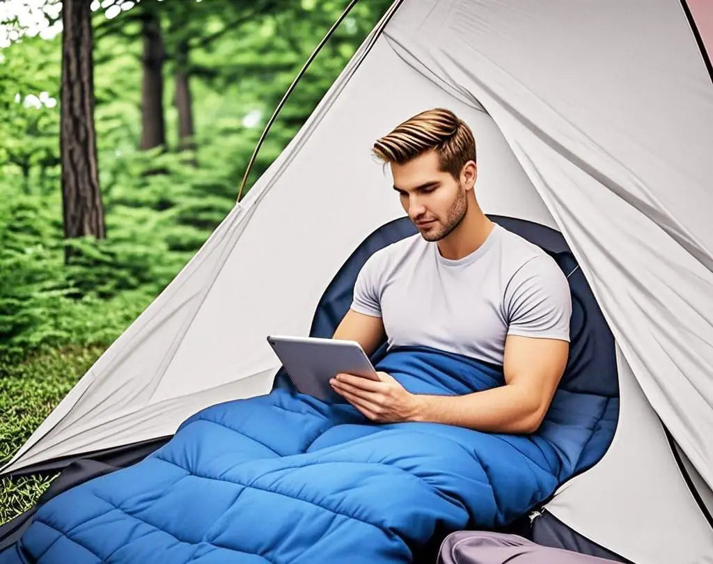 Camping Sleeping Bag Envelope Cap Spring Summer Autumn Outdoor  5-20 Degree