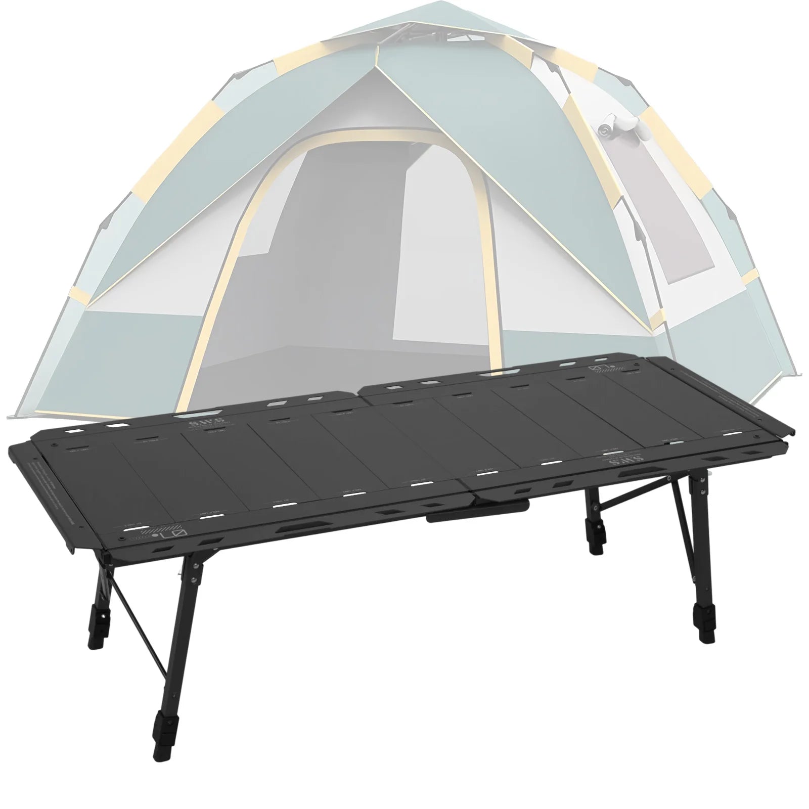 Foldable IGT Camping Table 120KG Load Capacity with Adjustable Height Leg with Carry Bag