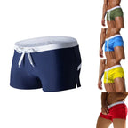 Men's Swimsuit 10 Color Back Pocket Design Quick-drying