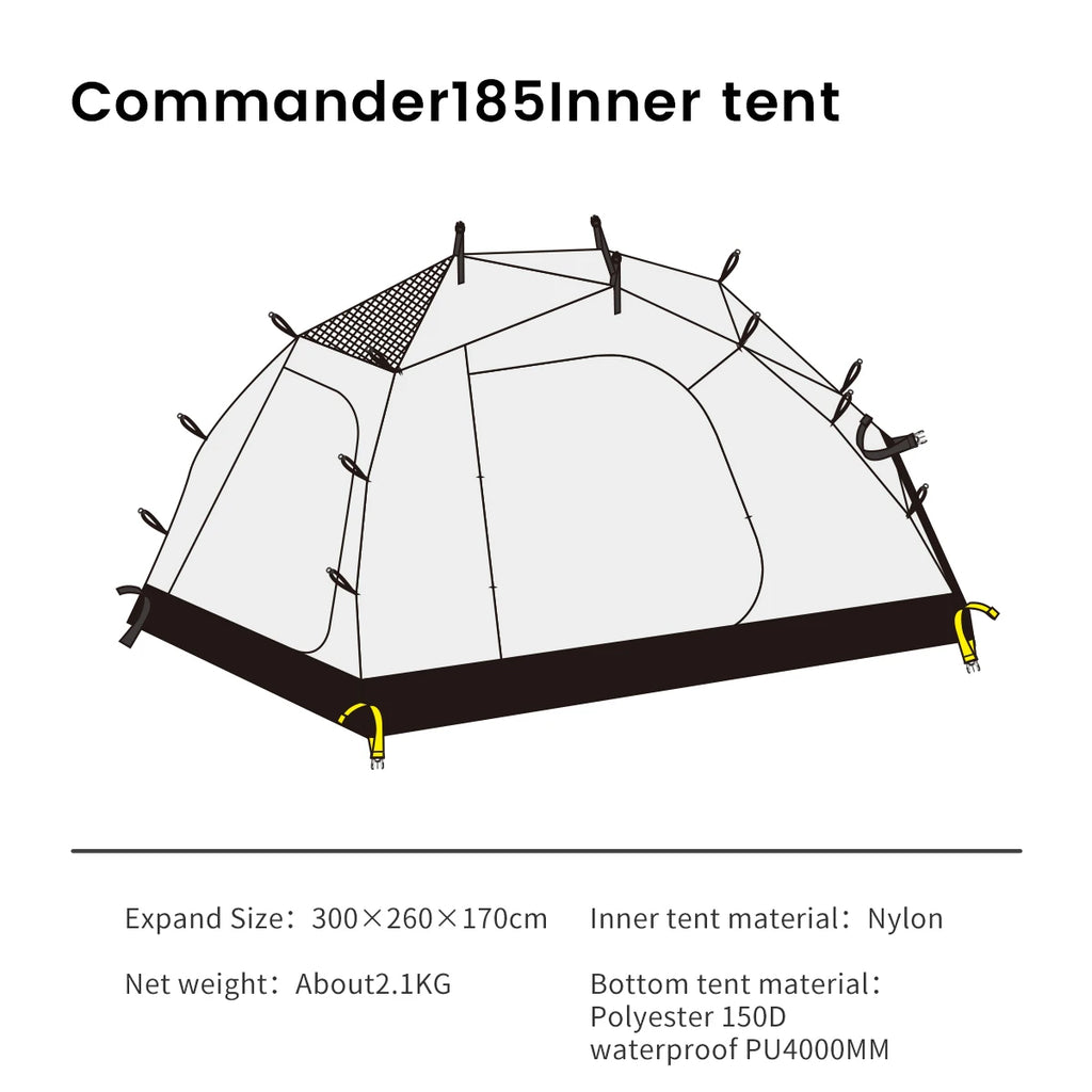 Commander Dome Tent Shelter Waterproof Windproof Ultra-ligh