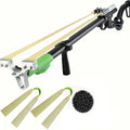 Adult Outdoor Hunting Slingshot Set, Includes 2 Rubber Bands and 50 Pellets