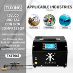 300bar PCP Air Compressor 4500psi LCD Display Digital Control Compressor