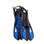 Cool Silicone Short Fins - Professional Scuba Diving & Snorkeling Fins for Adults, I