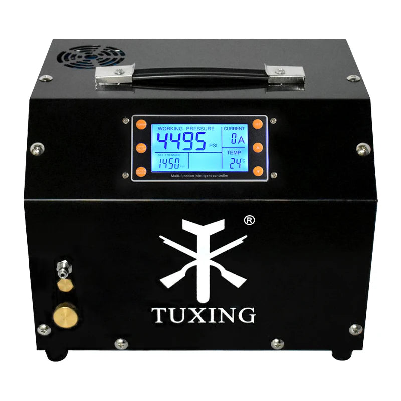 300bar PCP Air Compressor 4500psi LCD Display Digital Control Compressor