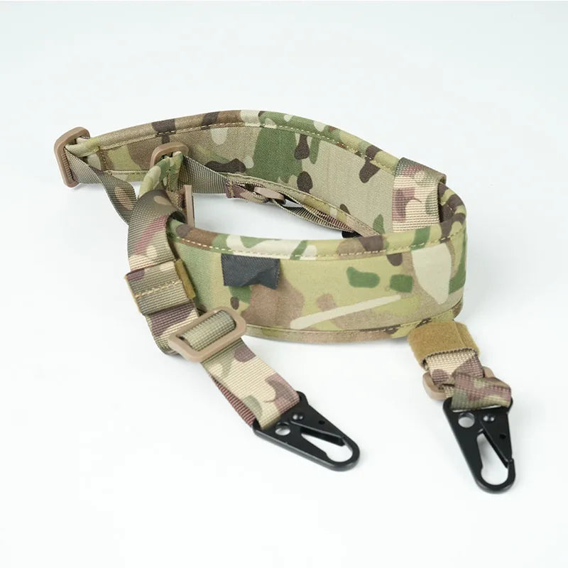 Tactical Dual Point Sling Shoulder Strap  For M4 AK AR15 Rifle Adjustable 100-135CM