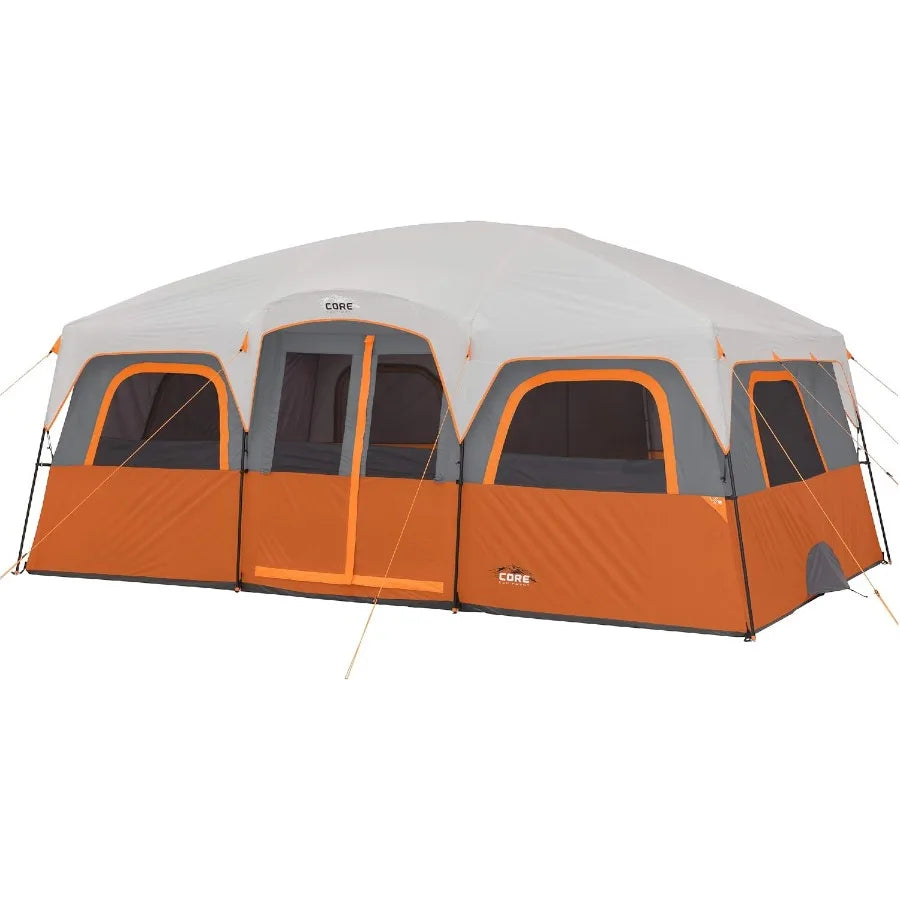 Large Multi Room Cabin Tent for Family Camping: Suitable for 10 to 12 People