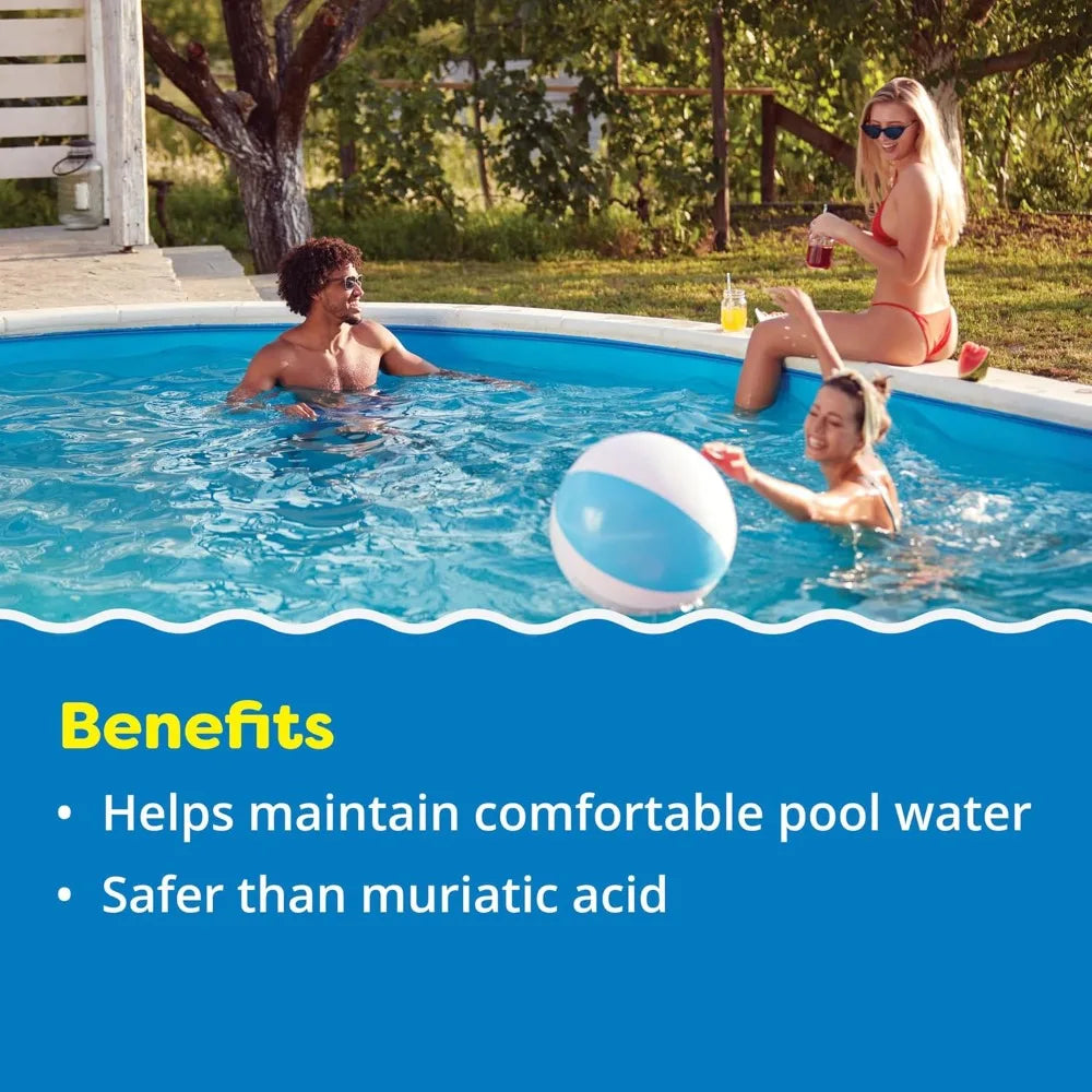 Alkalinity Increaser for Swimming Pools - Raises Alkalinity and Balances pH Levels