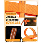 3 Pcs Heavy-Duty Tree Stand Harness Strap Quick-Connect