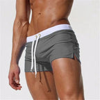 Men's Swimsuit 10 Color Back Pocket Design Quick-drying