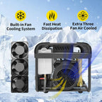 300Bar PCP Air Compressor With Double Filtration Auto-Stop Compressor