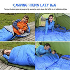 Camping Sleeping Bag Envelope Cap Spring Summer Autumn Outdoor  5-20 Degree