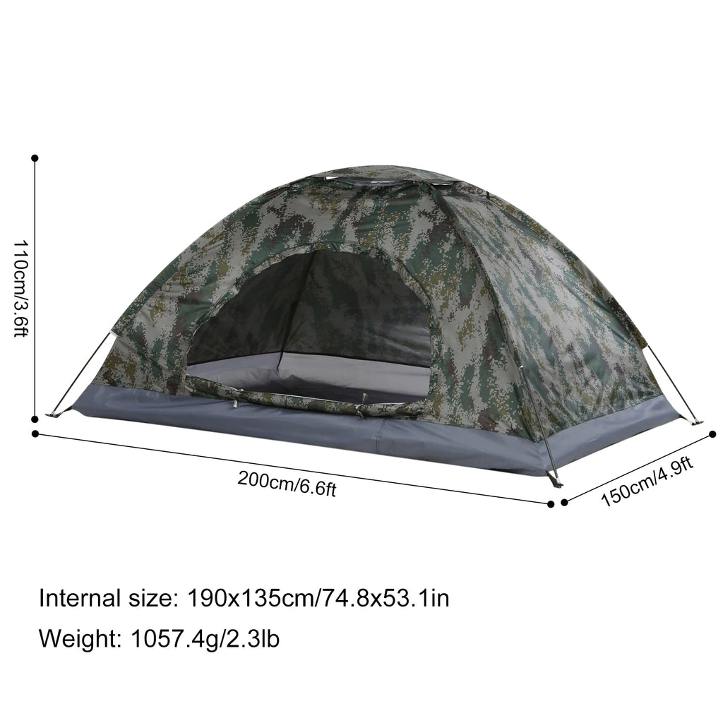 1/2 Person Ultralight Camping Tent  Anti-UV Coating