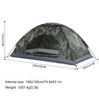 1/2 Person Ultralight Camping Tent  Anti-UV Coating