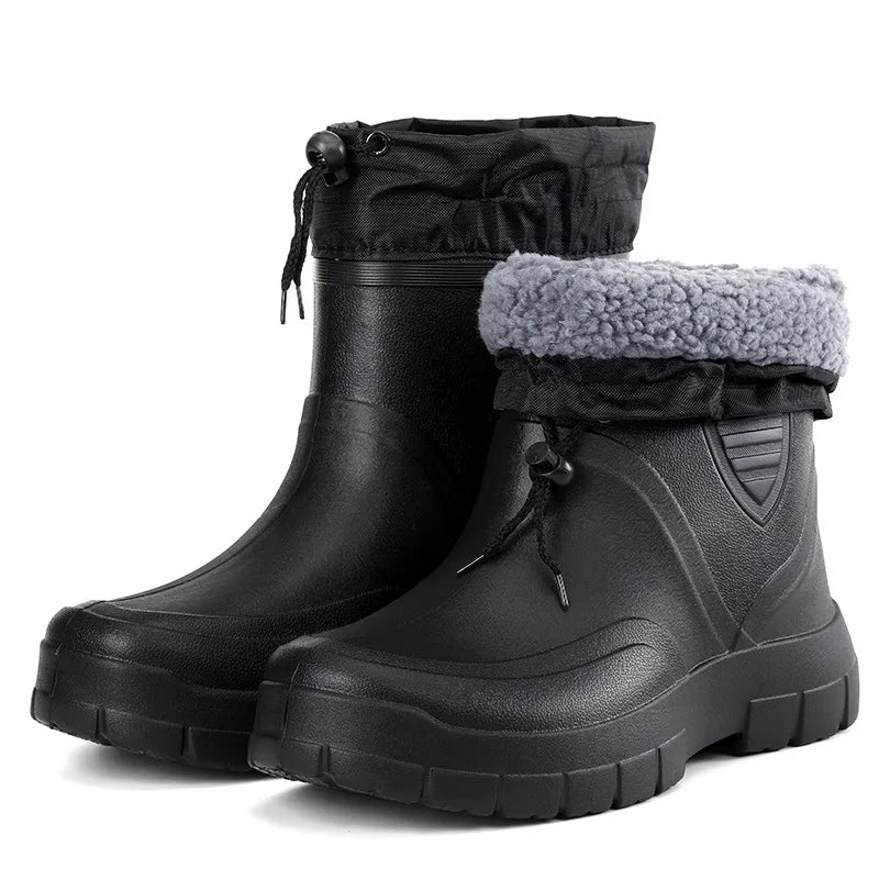 Versatile Men's Rain Boots Waterproof outdoor  lightweight boot.
