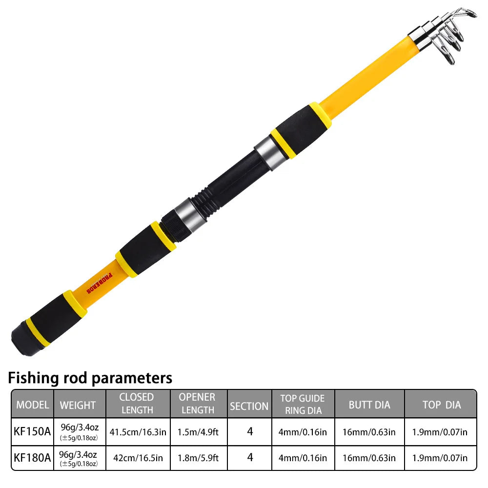 Fishing Rod And Reel Bait Full Kit