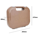 Tactical Pistol Safety Case Gun Storage Box for Glock,