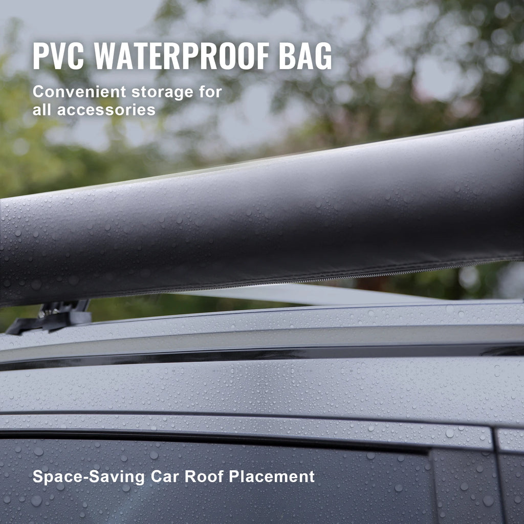 Retractable Car  Awning with Waterproof Storage Bag for Truck SUV Van Campers