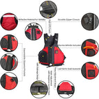 Life Vest for Youths Adults, Lifejackets Canoeing Canoe Kayaking