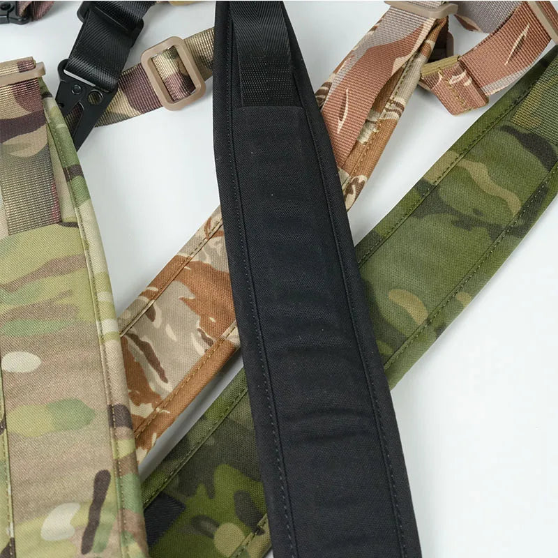 Tactical Dual Point Sling Shoulder Strap  For M4 AK AR15 Rifle Adjustable 100-135CM