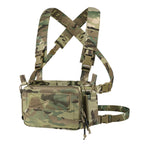 Tactical Micro D3CR Chest Rig with Triple 5.56 7.62 9mm Magazine Pouch