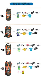 30L Waterproof Swimming Bag Fishing Boating Kayaking Storage Drifting Rafting Bag