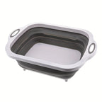 Portable Space Saving Basin with Built-in Sink and Storage Function - Perfect for Outdoor Camping Travel Home Folding Basin