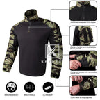 Camouflage Combat Uniform Clothing Hunting Hiking Tactical Shirt & Pants
